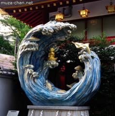The Ebisu Child statue of Kanda Myojin