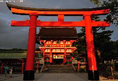 Sunset at Fushimi Inari, Kyoto