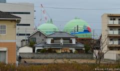 Decorative civil engineering, Gas storage tanks