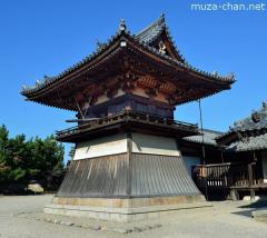 Hakamagoshi bell tower at Horyu-ji, Nara