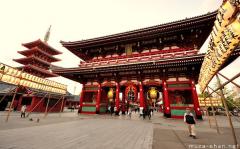 Senso-ji at dusk