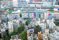 Bird’s Eye View of Ikebukuro Station