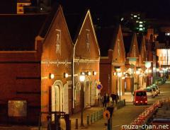 Kanemori Red Brick Warehouse night view