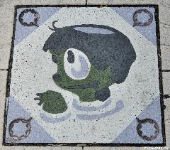 Kappabashi Pavement Decoration