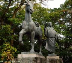 The story of Yamauchi Kazutoyo`s horse