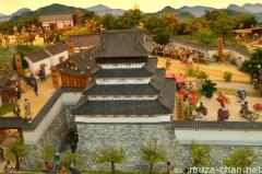 Kokura castle diorama