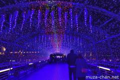 Ogai Bridge Illumination tunnel