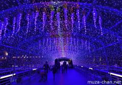 Ogai Bridge Illumination tunnel