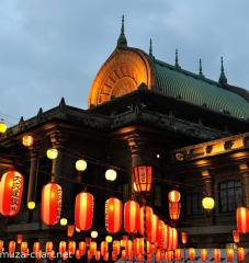 Obon paper lanterns