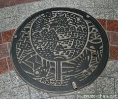 Marugame Castle Manhole Cover