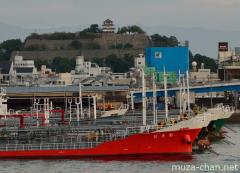 Marugame castle, View from the sea