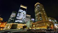 Marunouchi wide angle night photo