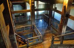 Japanese castle interior, Matsue