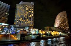 Sparkling lights at Minato Mirai 21