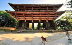 Nandaimon, the Great South Gate of Todaiji Nara