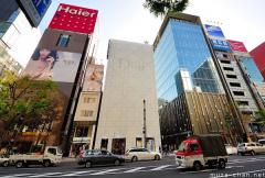 Japanese Narrow Buildings Photo 22, Longchamp Ginza
