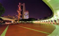Night scene at Takeshiba Pier