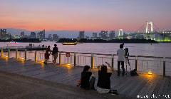 Romantic night in Odaiba