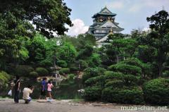 Osaka castle, the best spot for photography