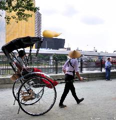 Rickshaw in Sumida Park