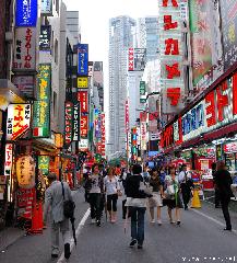 Tokyo places, Shinjuku Streets
