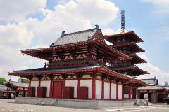 Old Japanese stories, the legend of Shitenno-ji