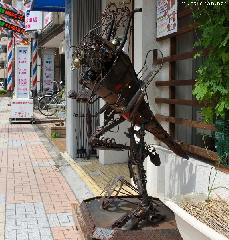 Steampunk decor in Inuyama