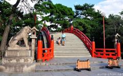 Taikobashi arched bridge