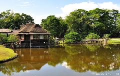 A Japanese tea house