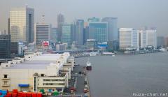 Land reclamation in Tokyo Bay