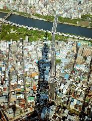 Tokyo Sky Tree's giant shadow