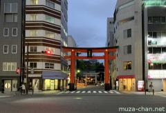 The Red Torii of Shitaya Shrine