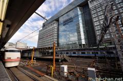 View from a Shinjuku Station platform