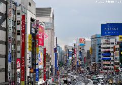 Typical Japanese street, Chuo-dori