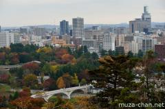 View from Aoba Castle