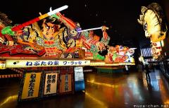 Aomori Nebuta Matsuri spectacular floats