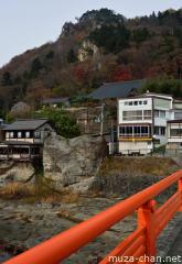 Yamadera Red Bridge