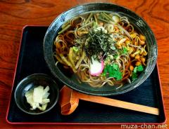 Japanese traditional dish, Sansai Soba