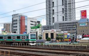 Simple Japanese railway scene